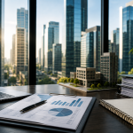 Gestão de administradora de condomínios comerciais em São Paulo com análise financeira e operacional de prédio corporativo.